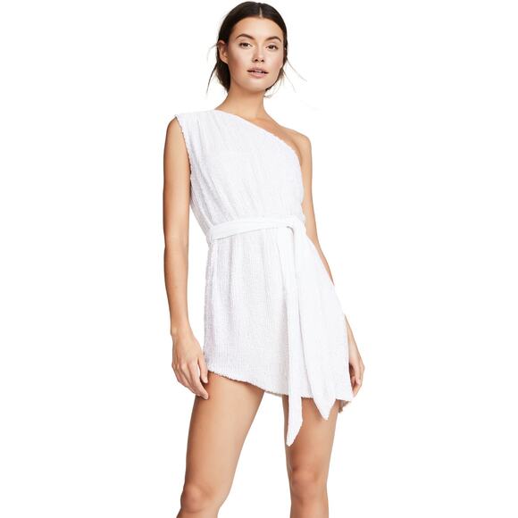 RETROFETE Ella Sequin One Shoulder Dress - Picture 3 of 11